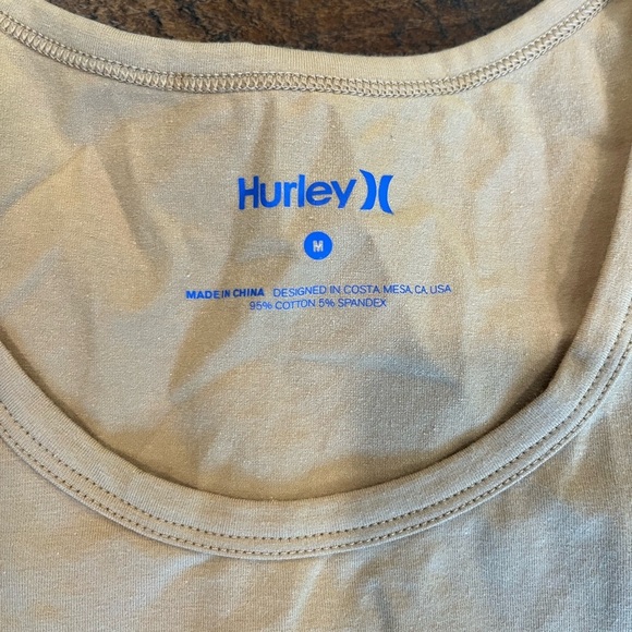 Hurley Beige Sleeveless Top - Picture 2 of 2